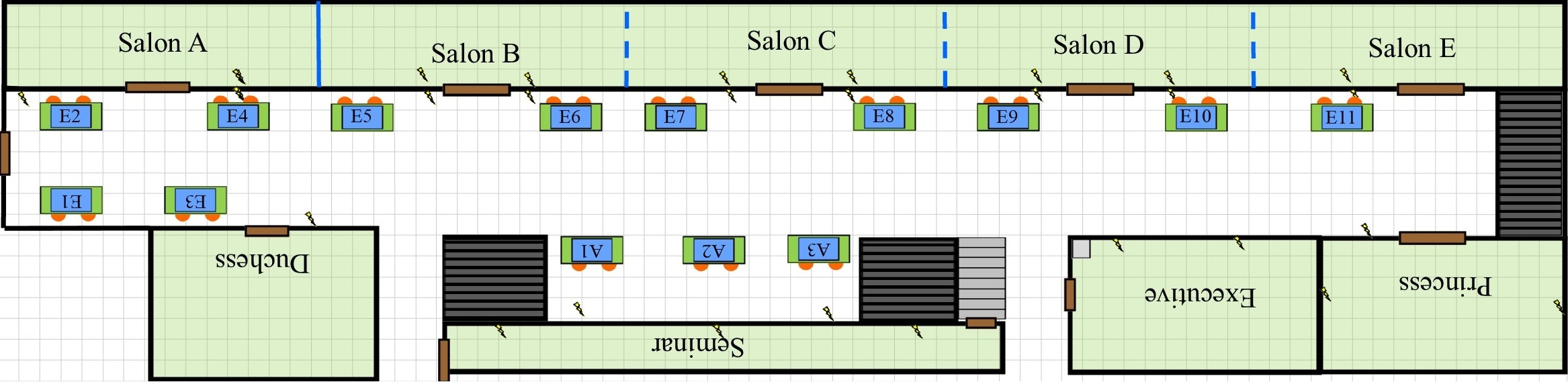 Exhibitor Row map